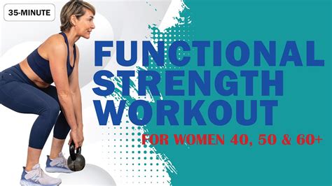 Push Pull Hinge And Squat Strength Workout For Women Over 40 Youtube