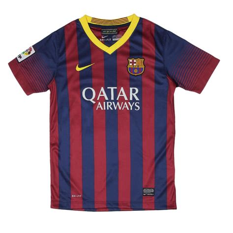 Buy Nike Fc Barcelona Home Jersey 201314 Boys Junior Online