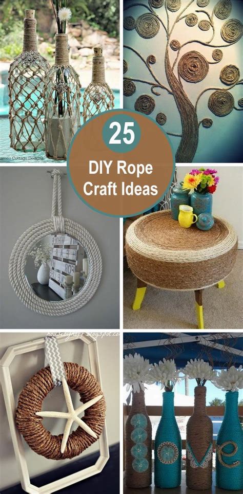 25 Diy Rope Craft Ideas