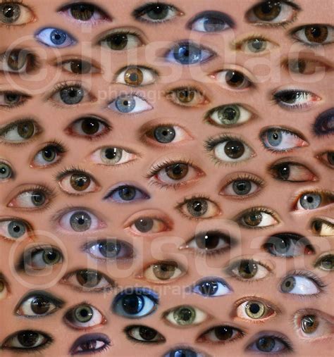 Eye Collage Eyes Nose Ring