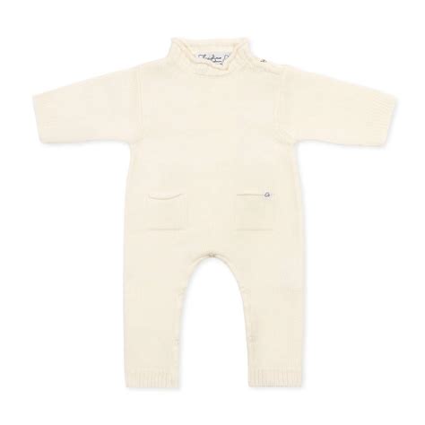 Cashmere Onesie Baby Fagiolino Cashmere 100 Made In Italy