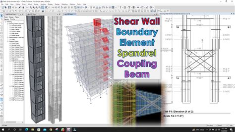 Shear Wall Design With Boundary Element Spandrel And Coupling Beam