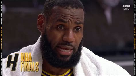 LeBron James Postgame Interview - Game 2 | Heat vs Lakers | October 2