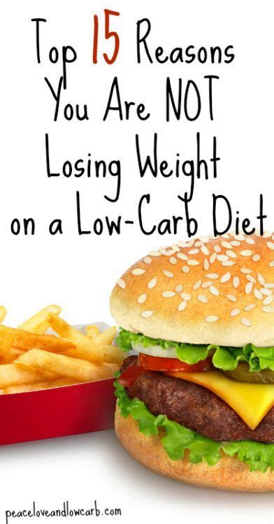 Top 15 Reasons You Are Not Losing Weight On A Low Carb Diet No Carb