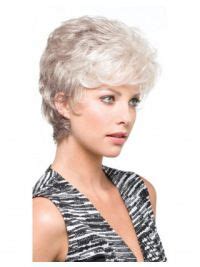 A tousled beach wave is an iconic trend for short curly hair that will never go out of style. Good Wavy Short Synthetic Grey Wigs | Grey hair wig, Short ...