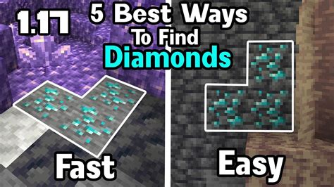 Top 5 Best Ways To Find DIAMONDS In Minecraft 1 17 YouTube
