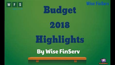 Magazines, journals and comics will no longer. Budget 2018 Highlights - YouTube