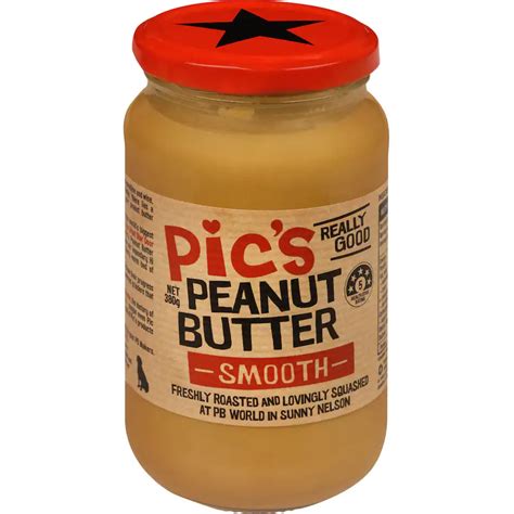 Pics Peanut Butter Smooth 380g Nz
