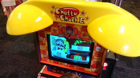 Lilly Plays Chatty Chuck E At Chuck E Cheese Arcade August 2016