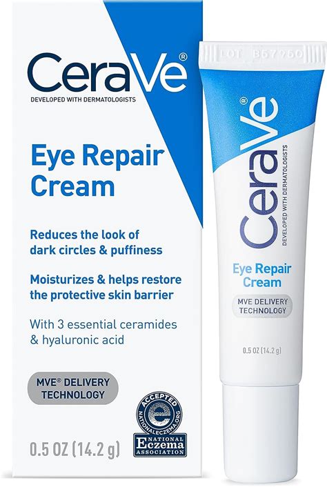 CeraVe Eye Repair Cream For Dark Circles Under Eyes And Puffiness Oz Amazon Sg Beauty