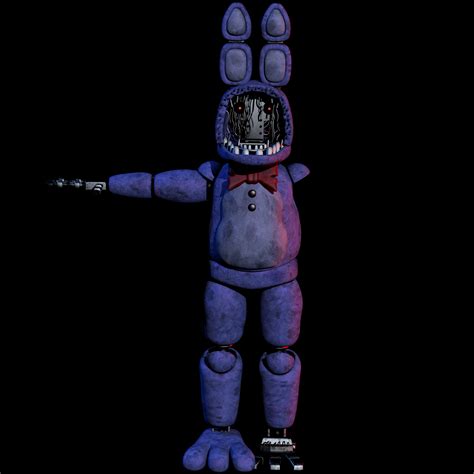 Oh Look A Withered Bonnie Model Wip Rfivenightsatfreddys