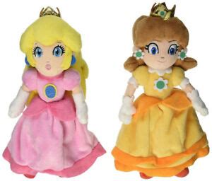 Peach first appeared in super mario bros. 2PCS Super Mario Bros Mario Princess Peach and Daisy Plush ...