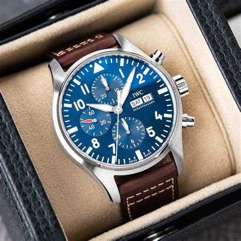 IWC Pilot Chronograph Le Petit Prince Chronograph Pilot UNWORN Blue