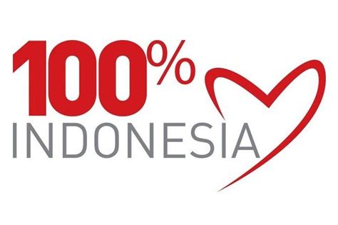 Lib Logo Resmi Logo 100 Indonesia Aku Cinta Indonesia Baru