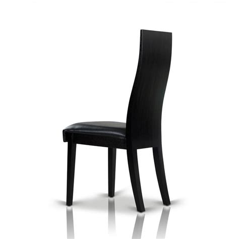 The black wood chairs on alibaba.com are perfectly suited to blend in with any type of interior decorations and they add more touches of glamor to your existing decor. Escape - Modern Black Oak Dining Chair (Set of 2) - Dining ...