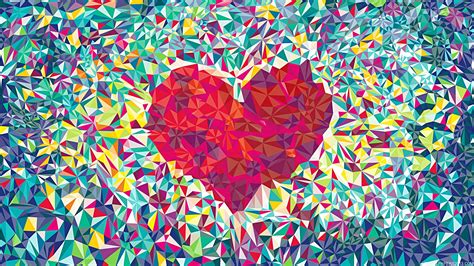 Heart Shaped Collage High Definition Wallpapers High Definition