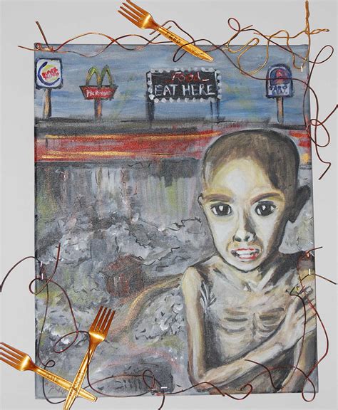 Starvation Feast Painting By Kae Ashtin Fine Art America