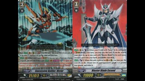 [cardfight vanguard] extreme battler vs blade blade exceed [64] youtube