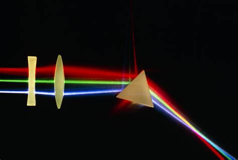 Refraction Of Light By Lenses And A Prism Photograph By David Parker