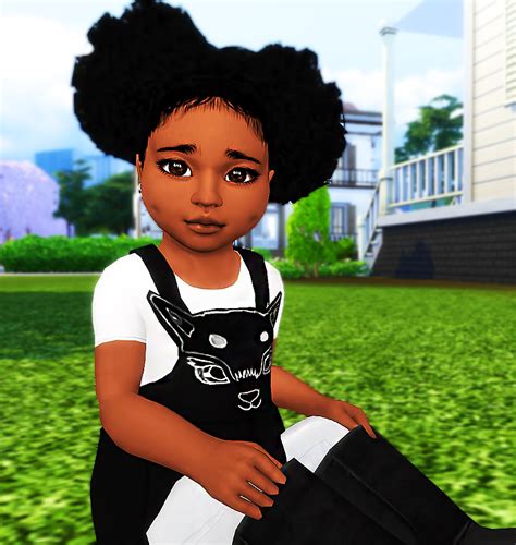 Ebonix Mochasims Curly Puffs Sims Hair Sims 4 Cc Kids Clothing