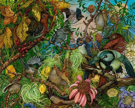 Highly Detailed Paintings Of Gardens By Judy Garfin 99inspiration