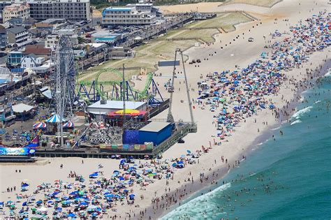 See The Amazing Aerial Photos Of Packed Jersey Shore Beaches On July 4