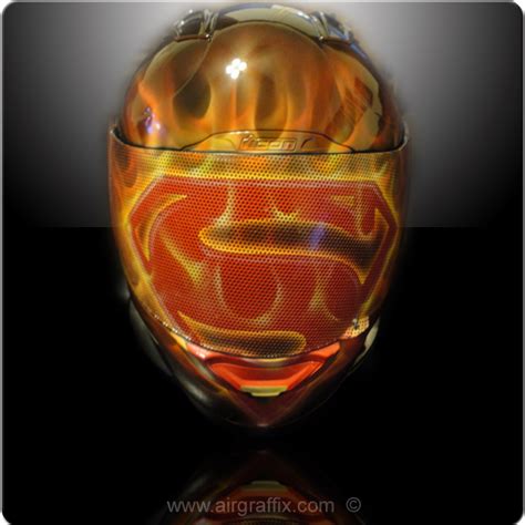 Superman Helmet Custom Bike Helmets Custom Paint Motorcycle
