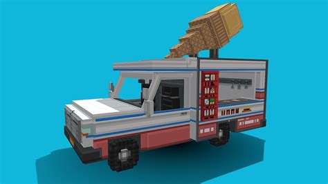 Ice Cream Van 3d Model By Sam Mclaughlin Bhunaboy E921e2a