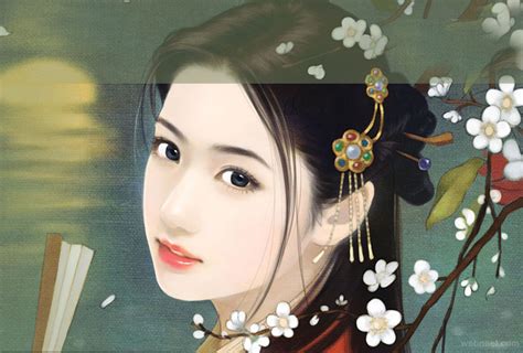 Chinese Art Painting Girl Ancient 6 Full Image