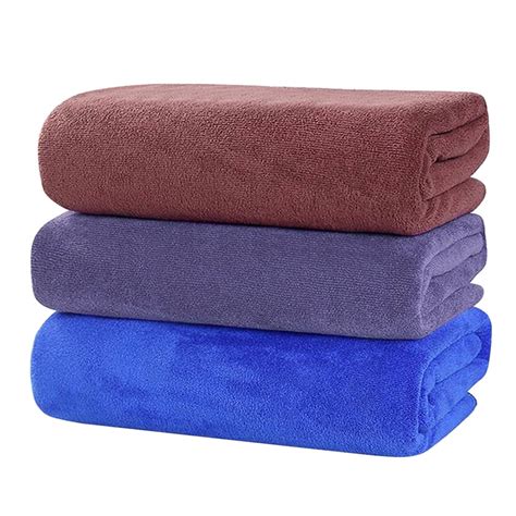 Large Microfiber Bath Towels Soft Absorbent Towel For Gym Spa Shower Beach Travel Body Wrap