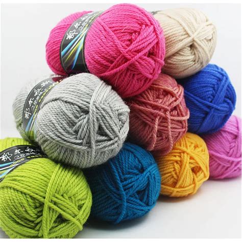 300glot Organic Baby Merino Wool Roving Yarns Skein Hand Knitting