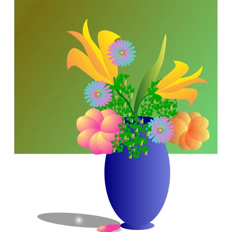 A Vase Of Flowers Png Svg Clip Art For Web Download Clip Art Png