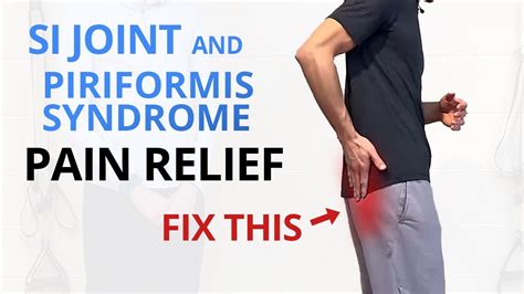 Tight Piriformis And Si Pain Treat Piriformis Syndrome Pain And My