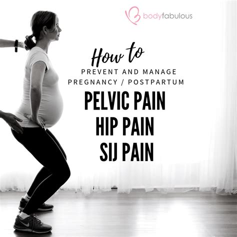 Pelvic Girdle Pain Pubic Pain And Pelvic Instability In Pregnancy Sij