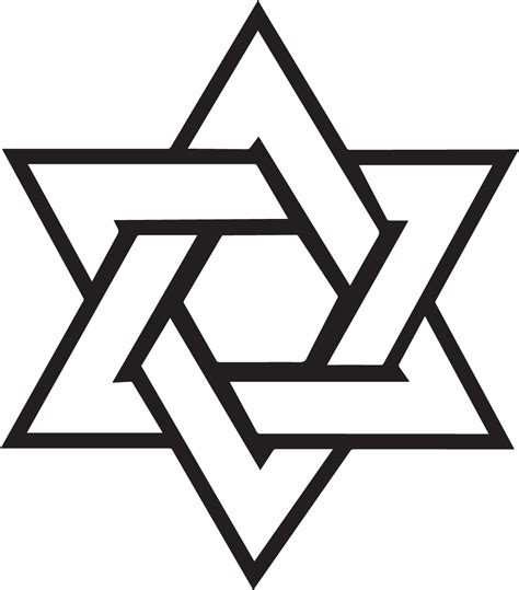 Símbolos Y Significados Hexagrama O Estrella De David Y Su Significado