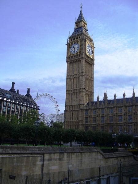 The Clock Tower Of The Palace Of Westminster Big Ben London