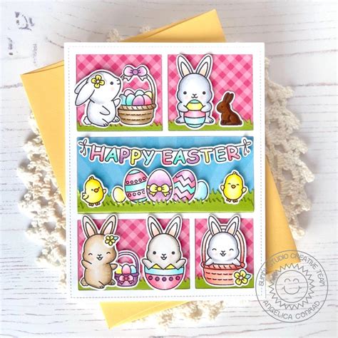 My Love For Paper Happy Easter Banner Chocolate Rabbit Studio Cards