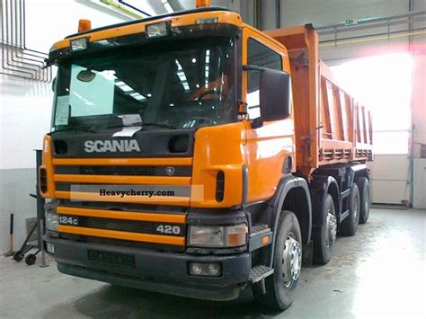 Scania 124 P420 2004 Three Sided Tipper Truck Photo And Specs
