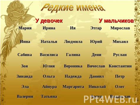 Женские имена красивые Редкие Необычные русские Православные