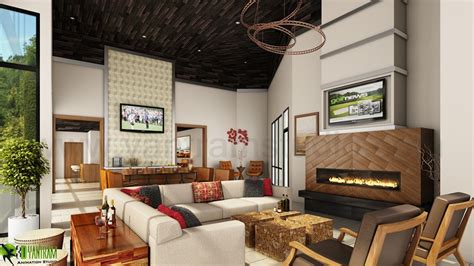 Modern Club House Interior Rendering Ideas By Yantram 3d Interior