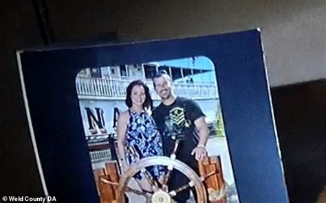news pictures — chris watts wife filled home with photos including one of murderer kissing her