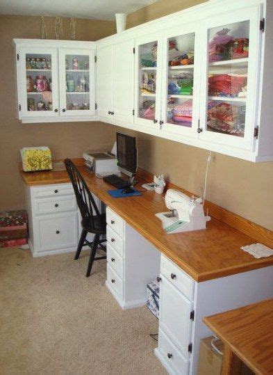 I love how the ikea home tour squad transformed this back room into a craft space. Sewing room layout ideas cabinets 32+ ideas #sewing ...
