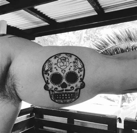 100 Sugar Skull Tattoo Designs For Men Cool Calavera Ink Ideas