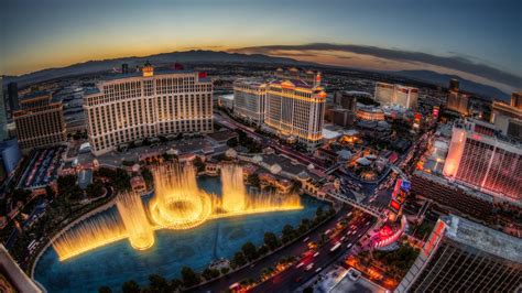 Aerial Fisheye View Of Las Vegas Nevada K Ultra Fond D Cran Hd Arri Re Plan X