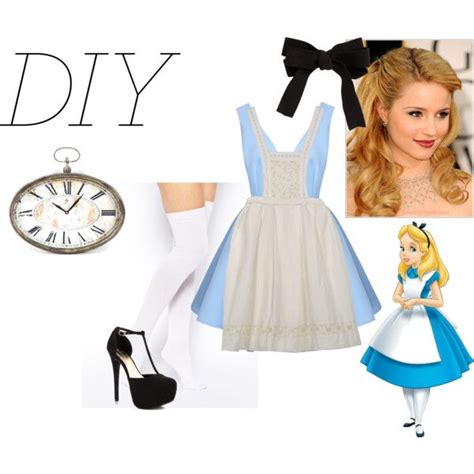 Alice In Wonderland Costume Diy By Swaggirl21 On Polyvore Featuring