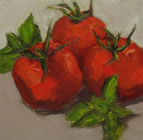 Still Life Oil Painting Art Food Foodie Culinary Fruit Vegetable