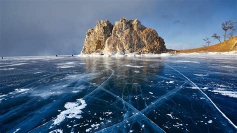 Lake Baikal At Winter Russia Hd Wallpaper Download