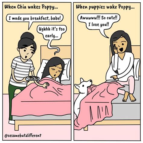 Waking Poppy Cute Lesbian Relationship Pride Ts Lgbtq Comic