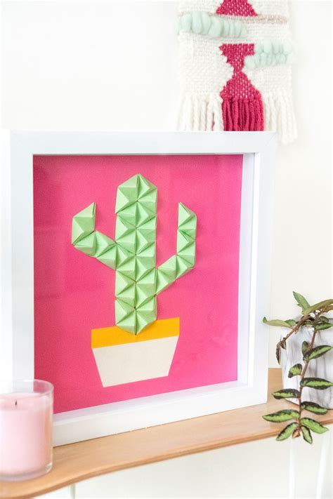 Make This Easy Diy Origami Wall Art In Under 30 Minutes Origami