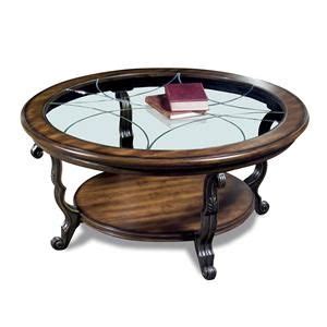 It has preset buttons that allow you to make an ounce of espresso with just a touch. Ambrosia Round Cocktail Table by Riverside Furniture at ...